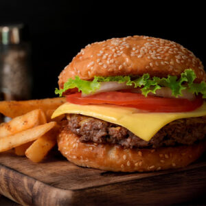 hamburguesa con queso